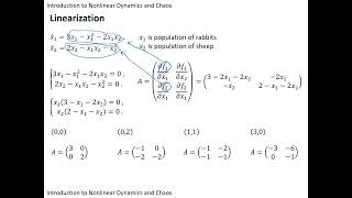 62 Nonlinear Systems Linearization [upl. by Jahncke697]