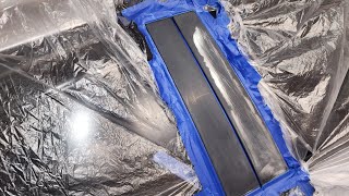 DODGE CHARGER DOOR PILLARS REFINISHING [upl. by Leoj]