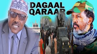 DEGDEG Xaadoole oo caayay Xasan sh oo ku hanjabay dagaal ay Dowladda la galayaan oo [upl. by Ahtrim]