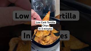 Low Carb Tortilla Chips in 5 minutes prediabetes lowcarbdiet nosugar sugarfree [upl. by Yleoj575]