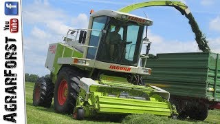 Grassilage 2017 mit Claas Jaguar 840 und Fendt 700 Vario [upl. by Lessig]