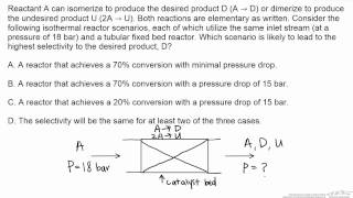 Selectivity for Parallel Reactions in Fixed Bed Reactor Interactive [upl. by Artemla]