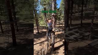 Zipline Course Horse flagstaff adventuresports ziplineadventures [upl. by Ralyat297]