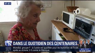 Les centenaires sont de plus en plus nombreux en France [upl. by Sulokcin]