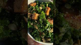 Healthy Kale amp White Bean Salad  directions in comments erewhon kalesalad shorts saladrecipe [upl. by Siloa443]