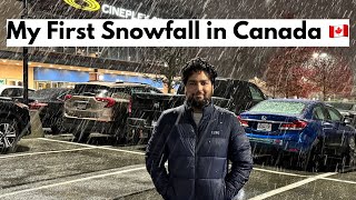 Surrey’s First Snowfall of the Season  Vlog 111  Winter Wonderland in Canada [upl. by Ioves325]