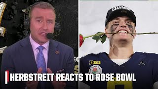 Michigan WOULD NOT be denied  Kirk Herbstreit reacts to Wolverines OT win over Alabama 👀 [upl. by Eneloj]