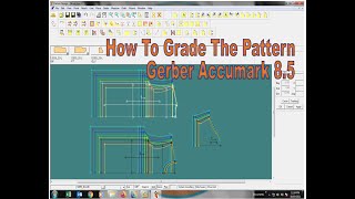 How To Grade The Pattern in Gerber Accumark  Pattern Grading  Tutorial [upl. by Close]