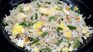 రెస్టారెంట్ లో Style ఎగ్ ఫ్రైడ్ రైస్ 😋 How to Make Egg fried rice  Restaurant Style Egg Fried Rice [upl. by Pathe]