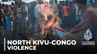 Congo fighting Violence intensifies in north Kivu province [upl. by Crowell]