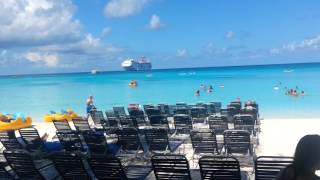 Halfmoon Cay Our Honeymoon 82316 [upl. by Aletsirc]