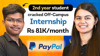 2nd year student cracks Paypal  OffCampus selection   PPI [upl. by Aidnahs]