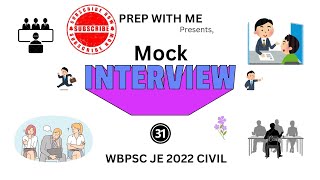 WBPSC JE CIVIL 2022 FREE MOCK INTERVIEW SESSIONS  CANDIDATE  MITHUN BARMAN  PREP WITH ME  EP 31 [upl. by Kerry143]