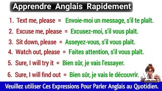 Veuillez utiliser Ces Phrases Courtes Pour Parler Anglais au Quotidien  To Learn French Everyday [upl. by Wendye797]