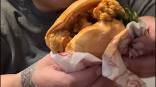 “First Time Trying Raising Cane’s Chicken Sandwich – Is It Worth the Hype” [upl. by Ahterod681]