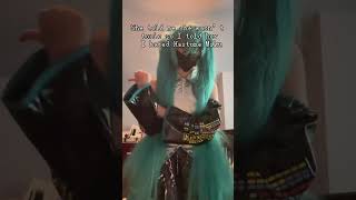 Ignore my wig bangs being dumb I rushed them cosplay miku fakefriends toxic [upl. by Eisiam824]