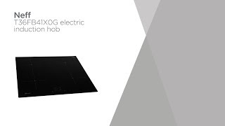 Neff T36FB41X0G Electric Induction Hob  Black  Product Overview  Currys PC World [upl. by Drusus]