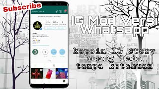 GBInsta bisa setting Dark Mode terbaru 2019 [upl. by Berfield]