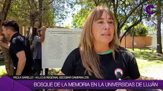 INAUGURARON EL BOSQUE DE LA MEMORIA EN LA UNLU [upl. by Nevek]