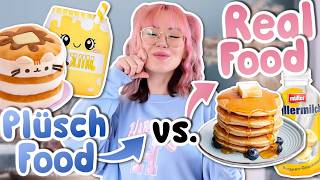 Plüsch Food vs Real Food 🧁 Was darf wer essen  ViktoriaSarina [upl. by Sauveur]