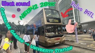 D9AVoith Volvo B9TL NE1342 289K Chevalier Garden → University Station [upl. by Yeldarb]