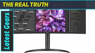 LG 34WQ75CBAUS 34quot Curved UltraWide QHD IPS HDR 10 Monitor Review [upl. by Clayborne]