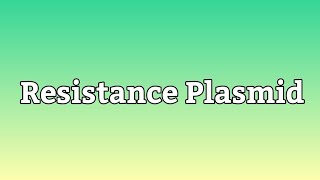 Resistance Plasmid  RPlasmid  Functions of Resistance Plasmid  Type of Plasmid  UrduHindi [upl. by Affay]