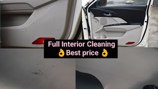 Mahindra XUV 300 Full Interior washing with Polish best price carwash carwashingfoamwash [upl. by Erastes837]