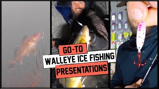 My GOTO Walleye ICE FISHING Baits and Rods [upl. by Tarton]