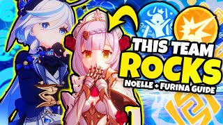 FURINA  NOELLE 101📒 F2P Team amp Build Guide Genshin Impact [upl. by Ahsiekam]