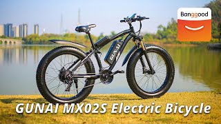 GUNAI MX02S Electric Bicycle丨 26 Inch Electric Bike  Banggood New Tech [upl. by Mulry]