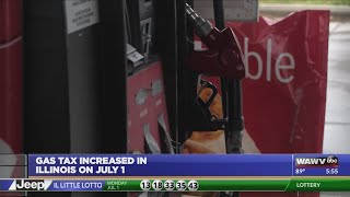 Gas Tax Increased in Illinois on July 1 [upl. by Joshuah628]