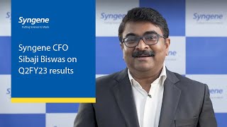 Syngene CFO Sibaji Biswas on Q2FY23 results [upl. by Bullock729]