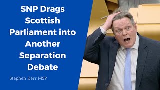 SNP drags Scottish Parliament into another separation debate [upl. by Juliann684]