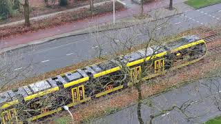 Testrit met 41 meter CAF tram in Utrecht [upl. by Henrique]