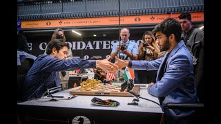 Nakamura Gukesh ends in a draw and Gukesh Dommaraju wins the Fide Candidates Tournament [upl. by Ahsehyt]