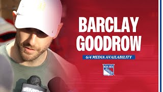 NYR 2024 Exit Day Barclay Goodrow Media Availability  June 4 2024 [upl. by Annie]