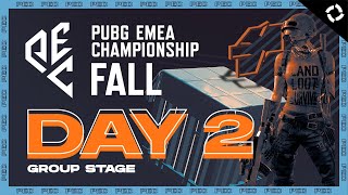 PUBG EMEA Championship Fall  Group Stage  Day 2 [upl. by Franzoni235]