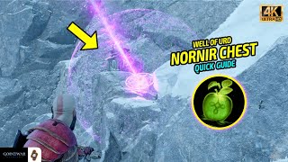 The Well of Urd Nornir Chest Puzzle Solution ALL Idunn Apples  God of War Ragnarok [upl. by Anit]