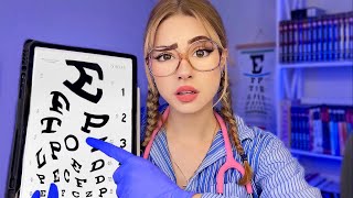 ASMR Examen MAIS TOUT VA MAL ❗ Medical Yeux Nerf Crânien Cranial Nerve Exam Examen RP Français [upl. by Darleen]