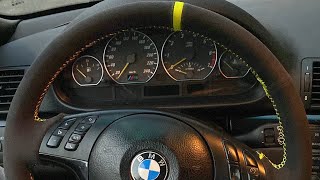 BMW E46 330ci Lenkrad mit Alcantara beziehen [upl. by Gnol656]