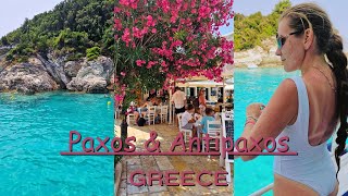 Paxos amp Antipaxos GREECE Ionian islands 4K  Boat day trip from Corfu [upl. by Idnim343]