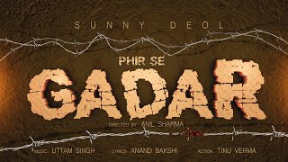 Gadar 2  Official Teaser Trailer 2023  Sunny Deol Ameesha Patel Anil Sharma FanMade [upl. by Mit]