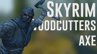 How to beat Skyrim with only a woodcutters axe [upl. by Riegel51]