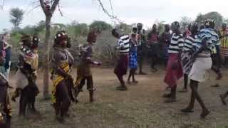 Ethiopia  Evangadi Dance  Hamer Tribe [upl. by Ellehs]