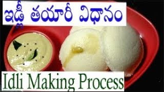 ఇడ్లీ తయారీ విధానం మీకోసం  Idli Making Process Chirravuri Vantasala Telugu చిర్రావూరి వంటశాల [upl. by Sosthenna]