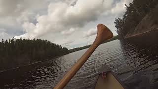 Paddling  Angleworm Lake from BWCA Entry Point 20 portage to the Home Lake portage in the BWCA [upl. by Elaweda]