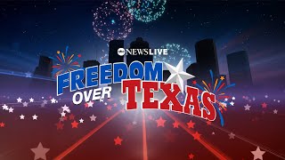 LIVE  July 4th fireworks 2024 Houston marks Independence Day with quotFreedom Over Texasquot [upl. by Aihk]