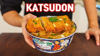 20 Minute Chicken Katsudon Thats NOT Soggy [upl. by Kelcey]