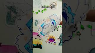 Lol drawing dragon dragonpupet papperdragon northernlights project fypシ゚viral shorts craft [upl. by Cerracchio]